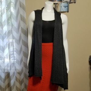 •Alice + Olivia• Cashmere Sleeveless Cardigan